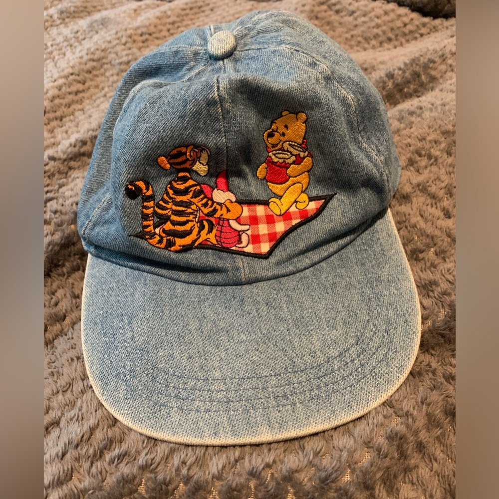 Vintage Winnie the Pooh Denim Hat